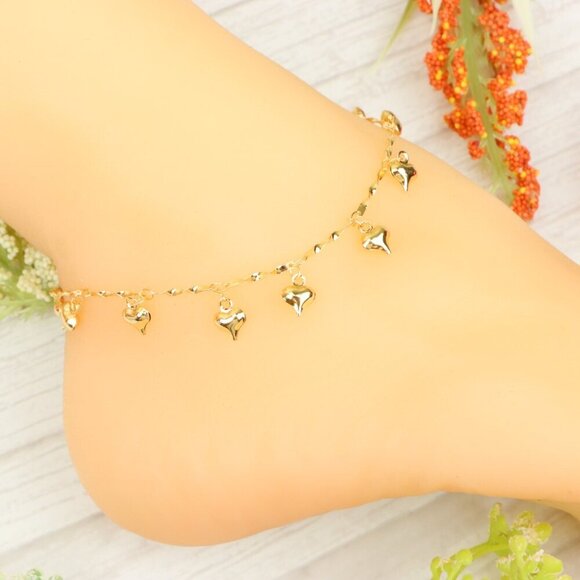 "Handmade Anklet – Elegant & Delicate Jewelry for Women | UNVRC1154 - Picture 1 of 10